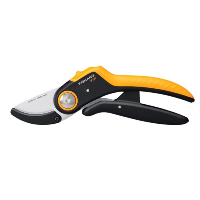 Секатор контактный Fiskars Plus PowerLever  P741 1057171 с упором