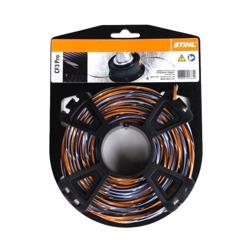 Струна триммерная крестообразного сечения Stihl CF3 Pro 00009304305-43, 3,0 мм х 43 м в Кинешме