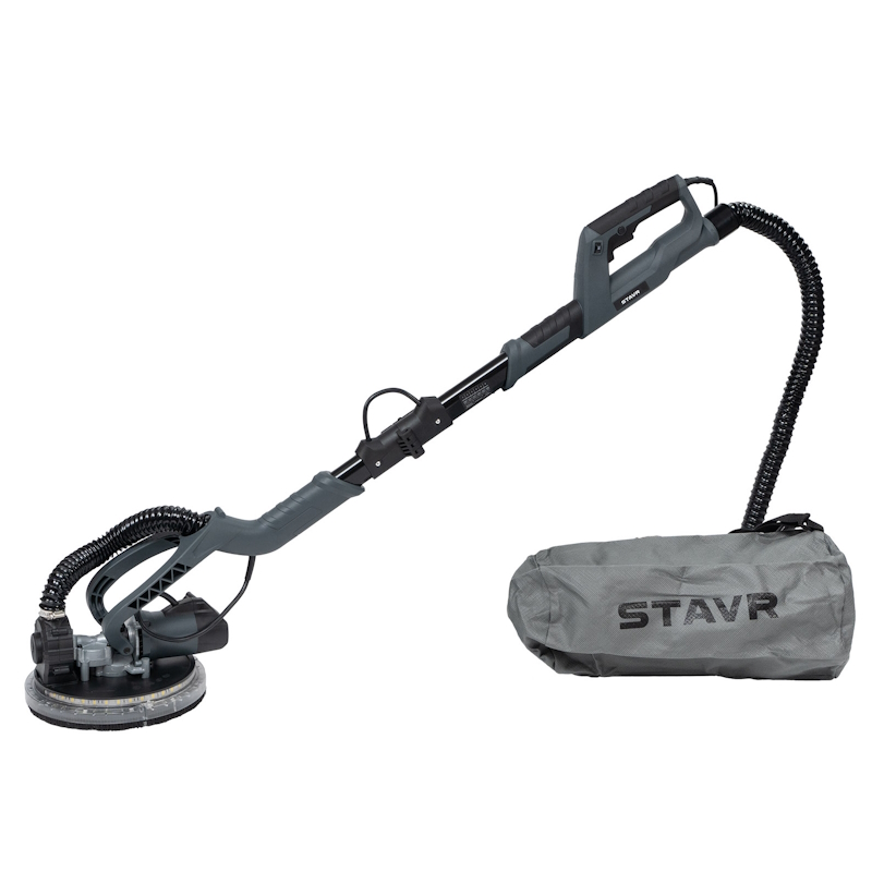 Машина шлифовальная Ставр SWS 800-225LK 4610264003868 для стен и потолков штанга телескоп 800Вт 12 полотен мешок 20л оснастка кейс 14290₽
