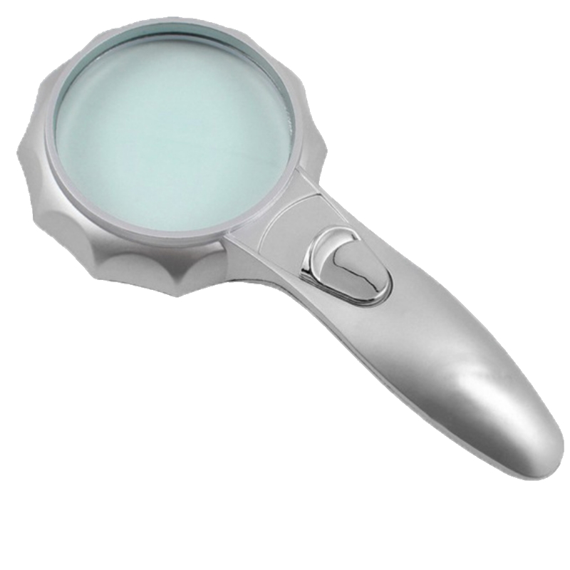 Лупа ручная граненая Kromatech TH-600554 72935, 7х, 50 мм, с подсветкой (6 LED) в Муроме