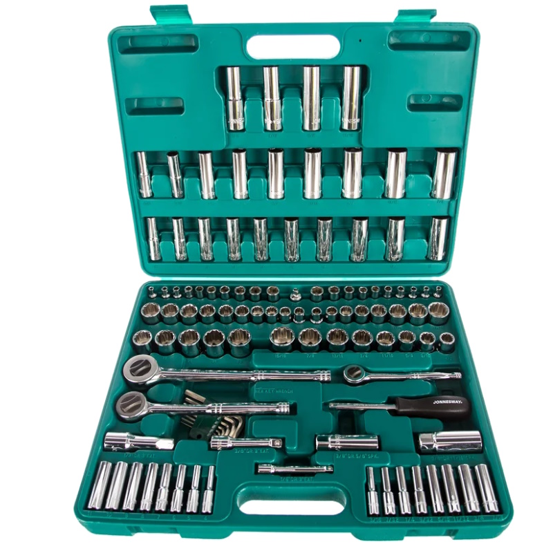 Набор инструмента Jonnesway S05H48107S, универсальный, 1/4", 3/8" и 1/2"DR, 107 предметов  в Туле