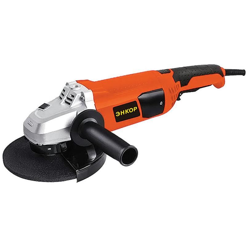Угловая шлифмашина (болгарка) Энкор УШМ-2400/230Э, 230 мм, 2400 Вт, плавный пуск в Муроме