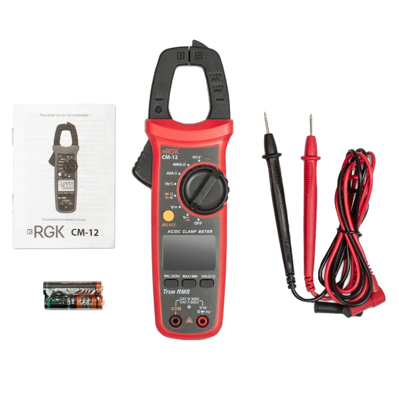 Токоизмерительные клещи RGK CM-12 776479 (переменный ток, емкость) во Владимире