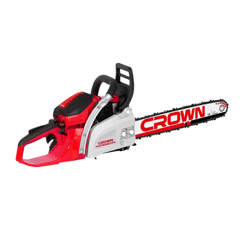 Пила цепная бензиновая Crown CT20198-14, 40.2 см3, шина 14”, цепь 3/8"-0,050"/1,3 мм, 52з, AVS в Ярославле