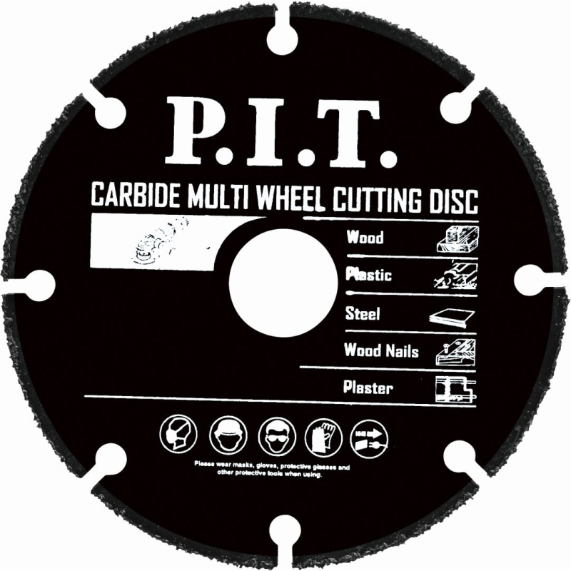 Диск отрезной по дереву для УШМ P.I.T. ACTW07-0125 (125x22,2x1,2 мм 6T)