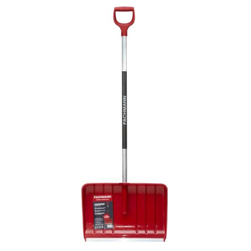 Скрепер Fachmann 05003 с алюминиевым черенком D образной ручкой алюминиевая планка бордовый 2390₽