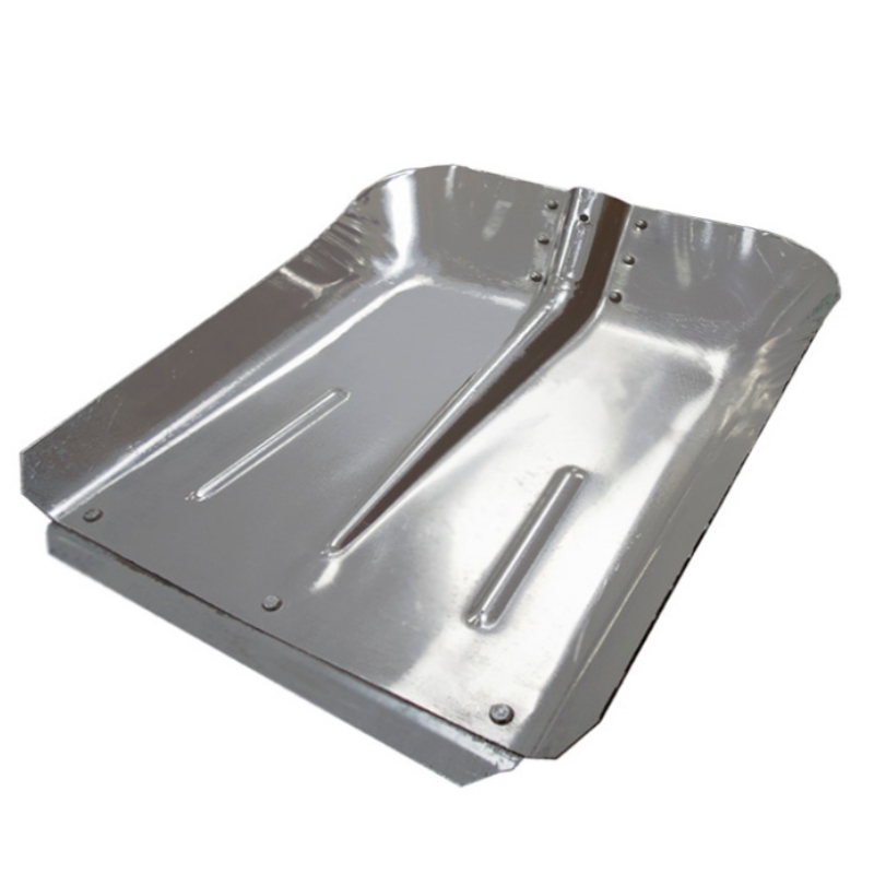 Лопата снеговая оцинкованная с накладкой без черенка 355х380мм 176₽