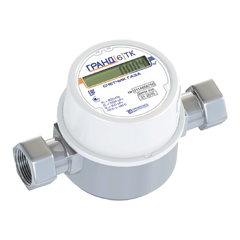 Компактный счетчик газа Гранд 6ТК (3/4")