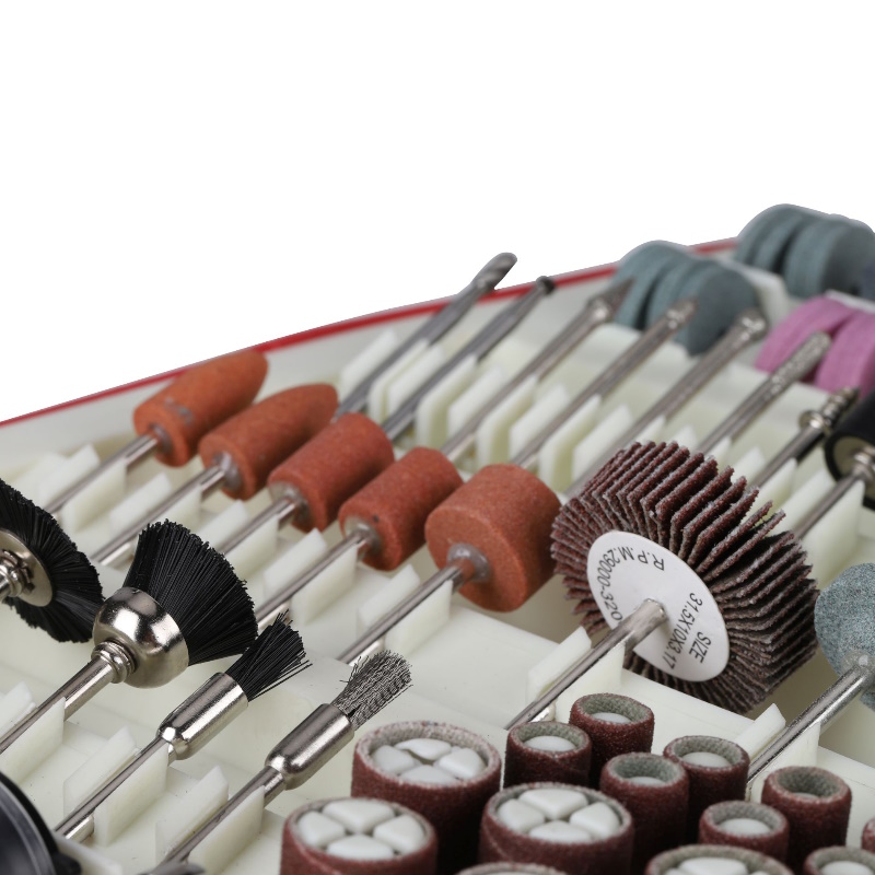 Набор принадлежностей для гравировальных машин P.I.T. ASET11-0188, 188 предметов, пластиковый кейс