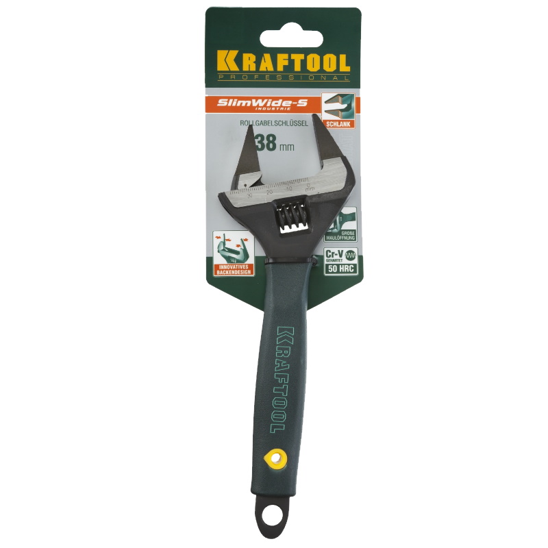 Ключ разводной Kraftool SlimWide-S 27263-20, 200/38мм в Иваново