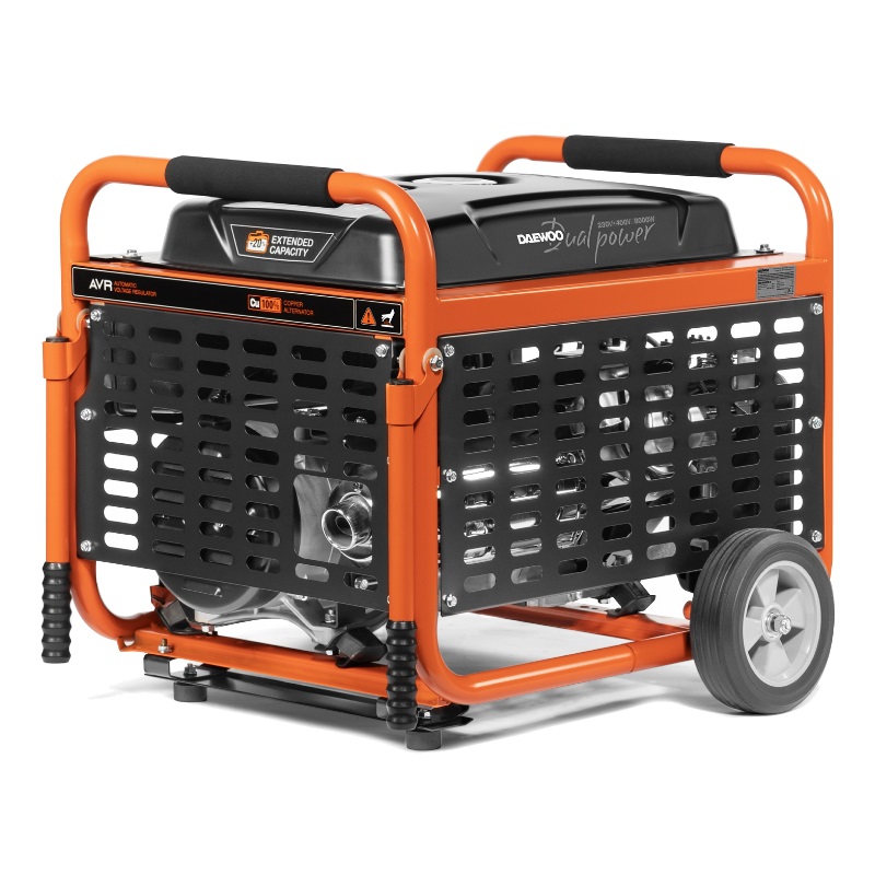Бензиновый генератор Daewoo GDA 9500DPE-3 с функцией Dual Power