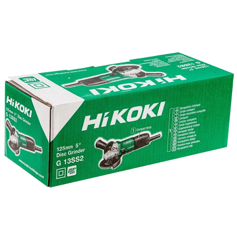 Угловая шлифмашина (болгарка) Hikoki G 13SS2, 125 мм, 600 Вт в Муроме