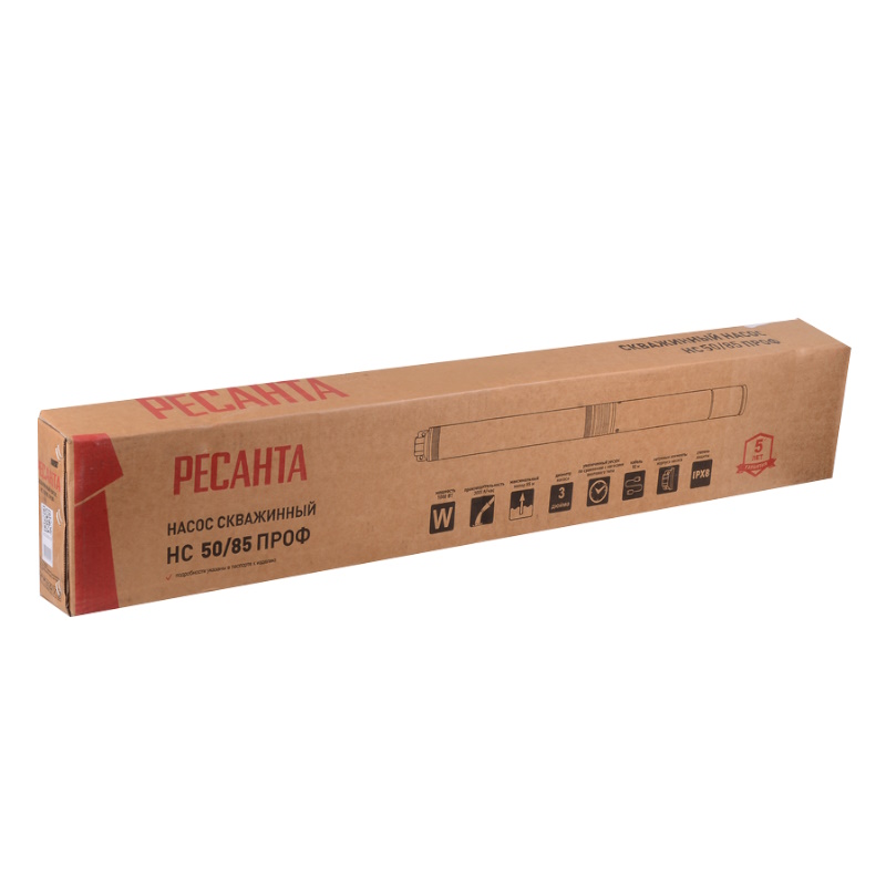 Скважинный насос Ресанта НС 50/85 77/3/5 (d.75 mm, кабель 50 м) в Муроме