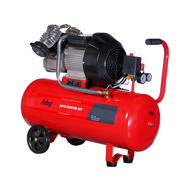 Компрессор масляный Fubag AUTO MASTER KIT (VDC/50) +10 предметов в Череповце