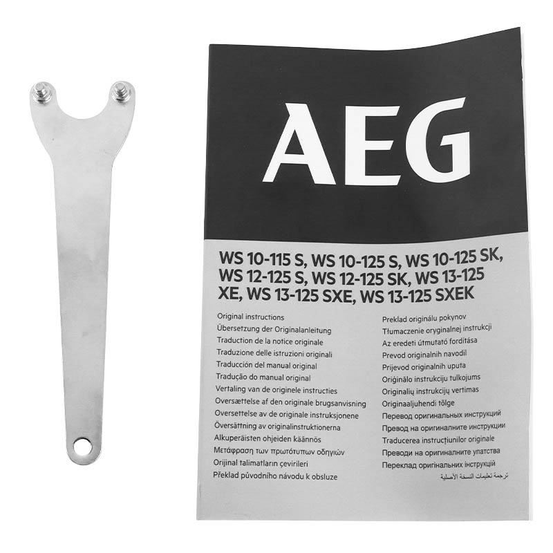 Угловая шлифмашина (болгарка) AEG WS10-125S 4935451302, 125 мм, 1000 Вт в Коврове