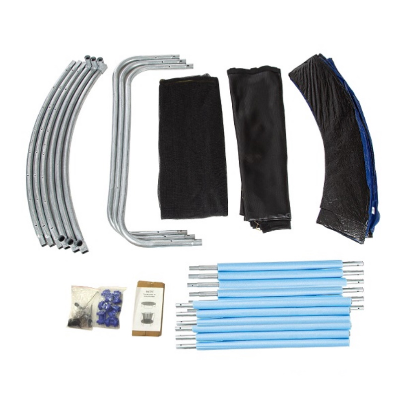 Батут Green Glade 8-футовый 3 ножки 6 стоек без верхнего кольца (fiber rod), B7081 в Нижнем Новгороде