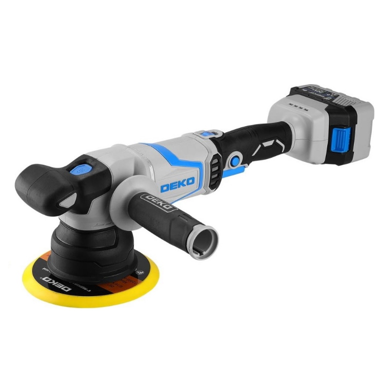 Шлифмашина полировальная Deko CPDU20DA PRO 083-1034, аккумуляторная орбитальная бесщеточная 150 мм, 20В, 1x4 в Иваново