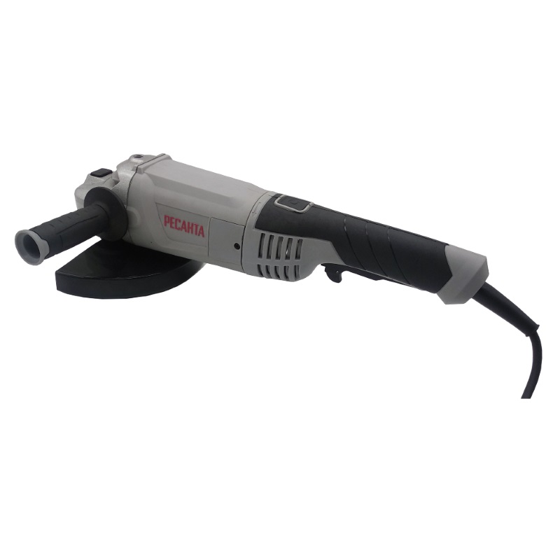 Угловая шлифмашина Ресанта УШМ-230/2300 4606059027621 75/12/9 (сетевая, быстрозажимная гайка, вес 5.45 кг)
