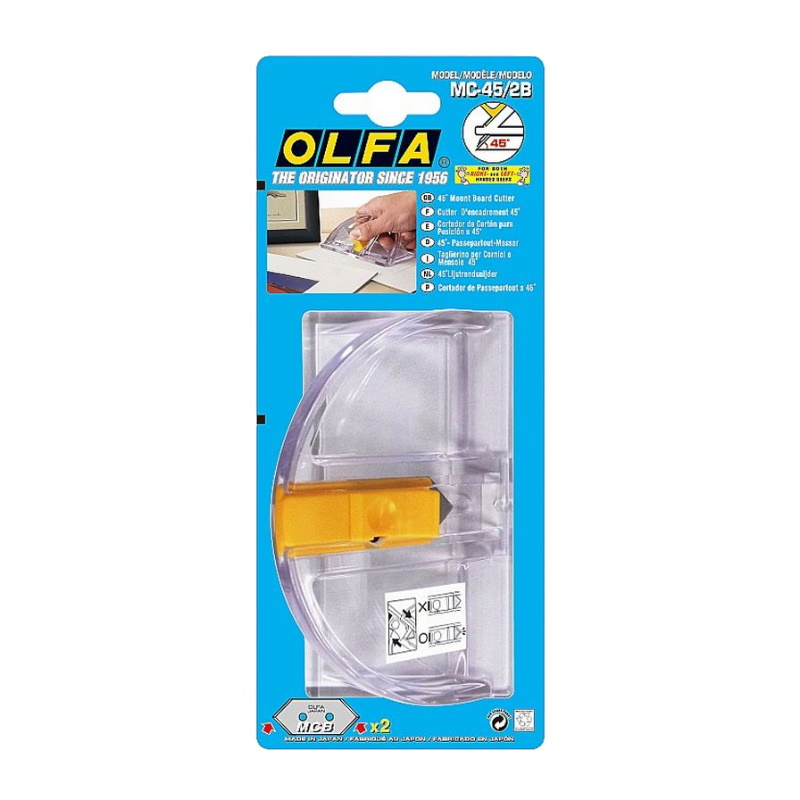Резак Olfa "MOUNT CUTTER" OL-MC-45/2B с наклоном лезвия 45 градусов, с 2-мя лезвиями OL-MCB-1 в Череповце