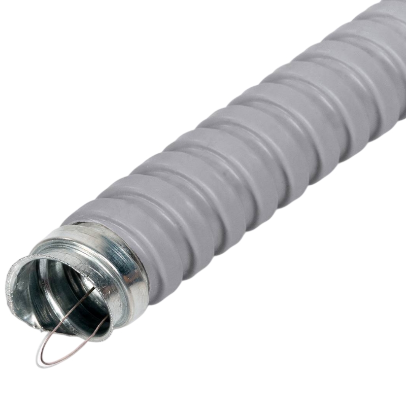 Металлорукав Fortisflex 88305, МРПИнг 12 (сер) с протяжкой, 100м