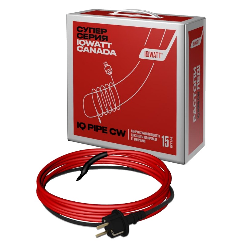 Комплект для обогрева труб IQ PIPE CW 3 м (на трубу, резистивный)