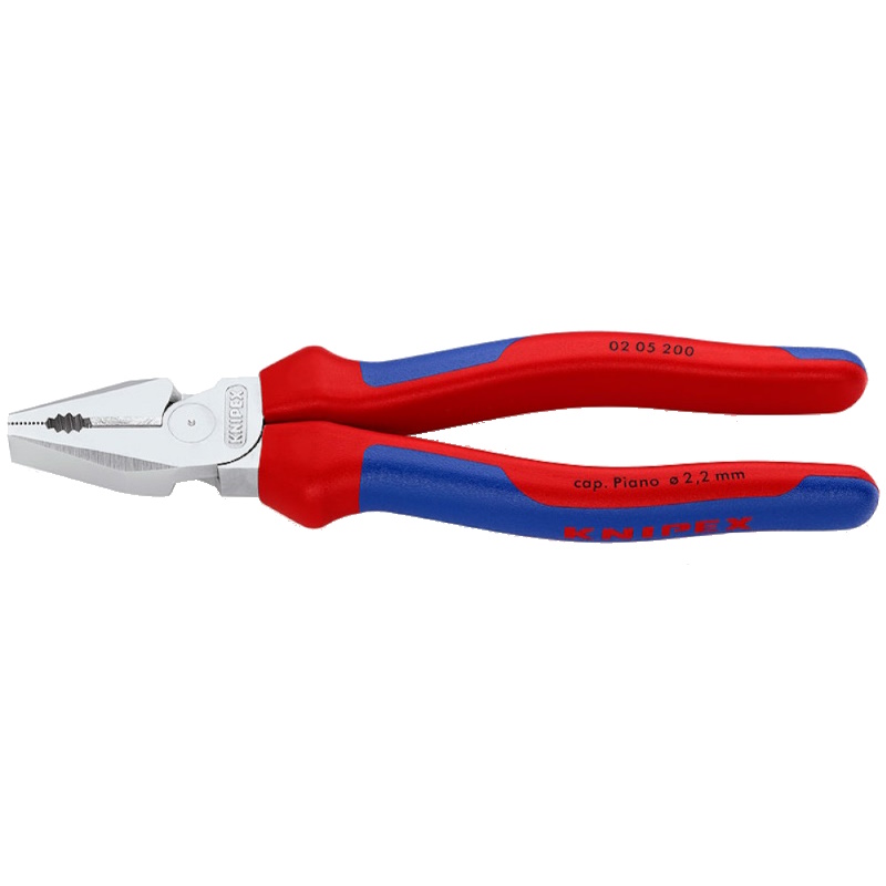 Плоскогубцы комбинированные Knipex KN-0205200 особой мощности 200 мм хром 2-компонентные ручки 6238₽