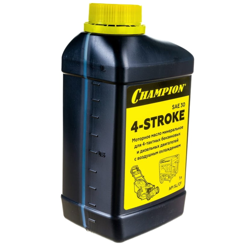 Масло Champion SAE 30 952852, для 4-тактных двигателей, минеральное API SL/CF, 1литр в Иваново