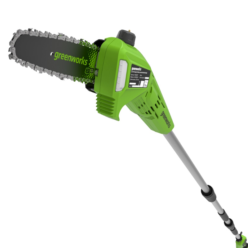 Высоторез/сучкорез штанговый Greenworks G24PS201 1402607, 24В, 20см, без АКБ и ЗУ в Кинешме
