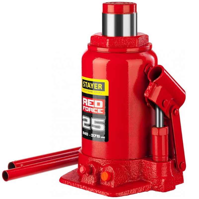 Домкрат гидравлический бутылочный Stayer "Red force" 43160-25 43160-25_z01, 25т, 240-375 мм в Иваново