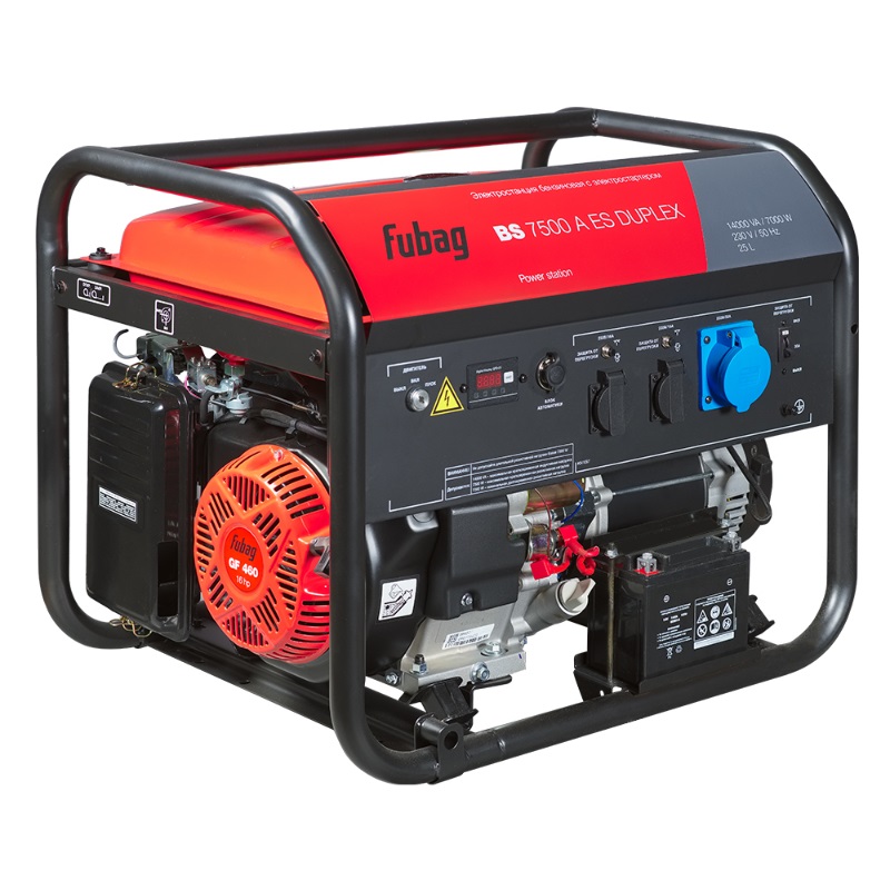 Электростанция бензиновая Fubag BS 7500 A ES DUPLEX