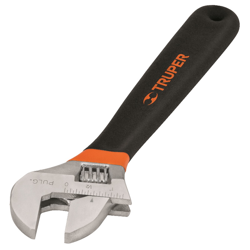 Ключ разводной Truper PET-8X 15510, 15/16", хромированный, кованная высокоуглеродистая сталь в Рыбинске