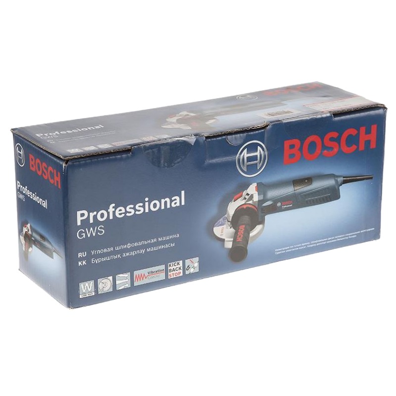 Угловая шлифмашина (болгарка) Bosch GWS 13-125 CIE 0.601.794.0R2, 125 мм, 1300 Вт, плавный пуск, регулировка оборотов в Рыбинске