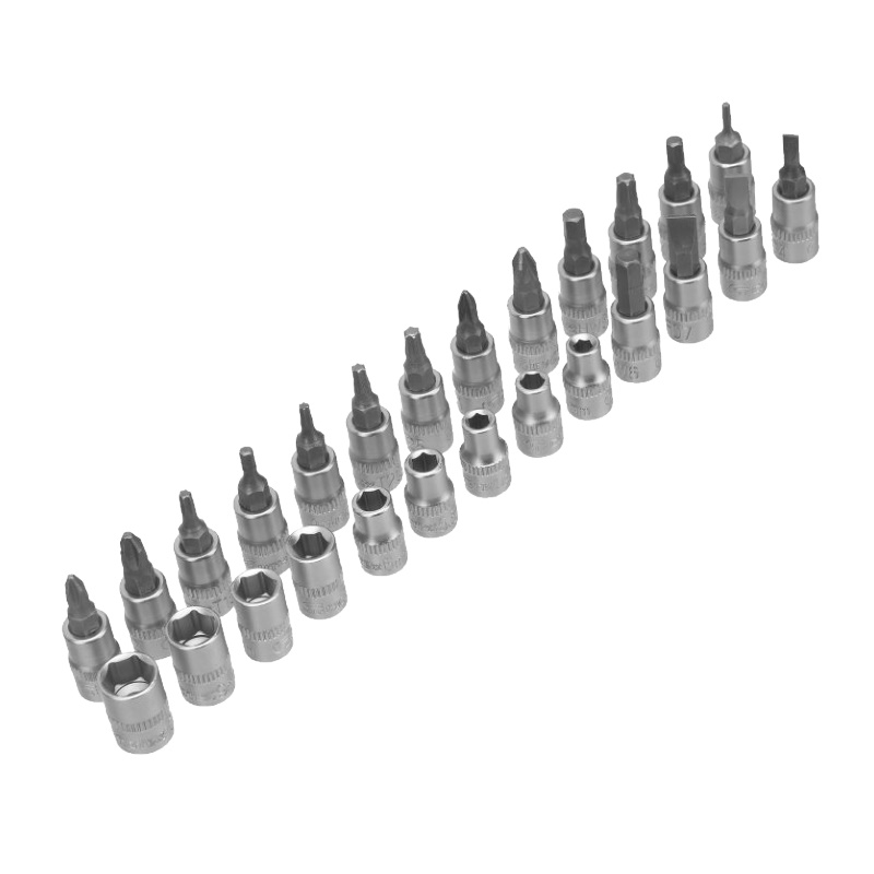 Набор инструментов Сибртех 13391, 1/2", 1/4", пластиковый кейс, 82 предмета в Твери