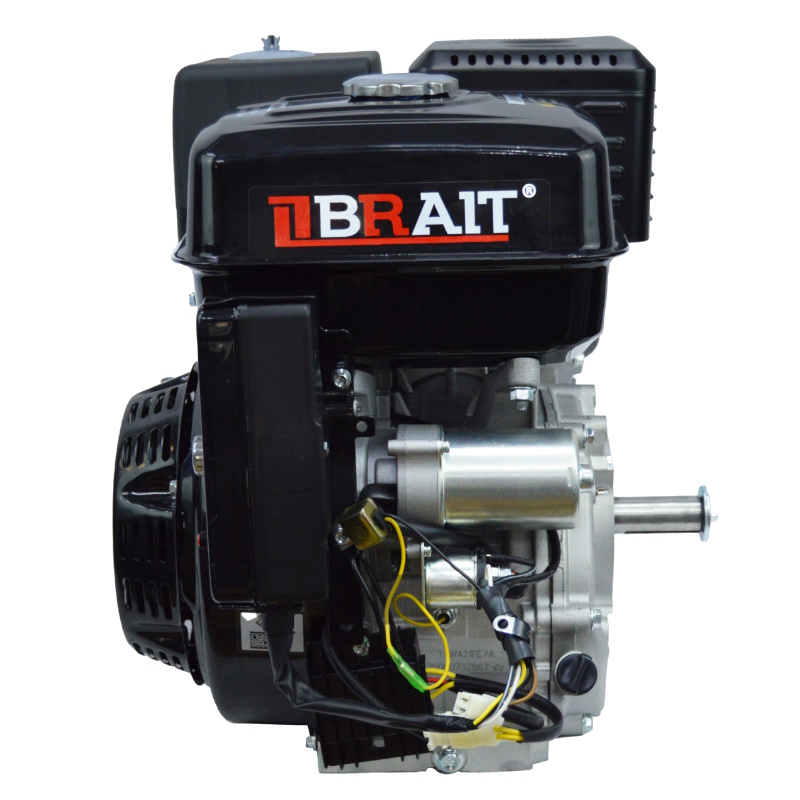 Двигатель бензиновый Brait BR421PE7A 03.01.282.002, 15л.с, электро запуск, с катушкой 7А, вал 25мм  в Вологде