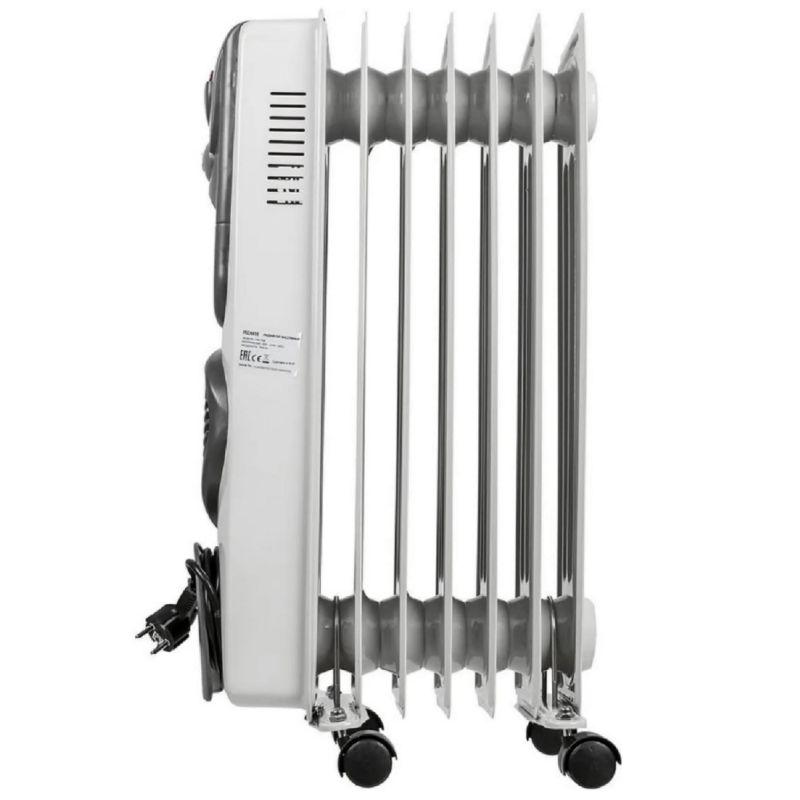 Радиатор отопления масляный электрический Ресанта ОМ-7НВ 67/3/10 (мощность 1900 Вт, 7 секций)