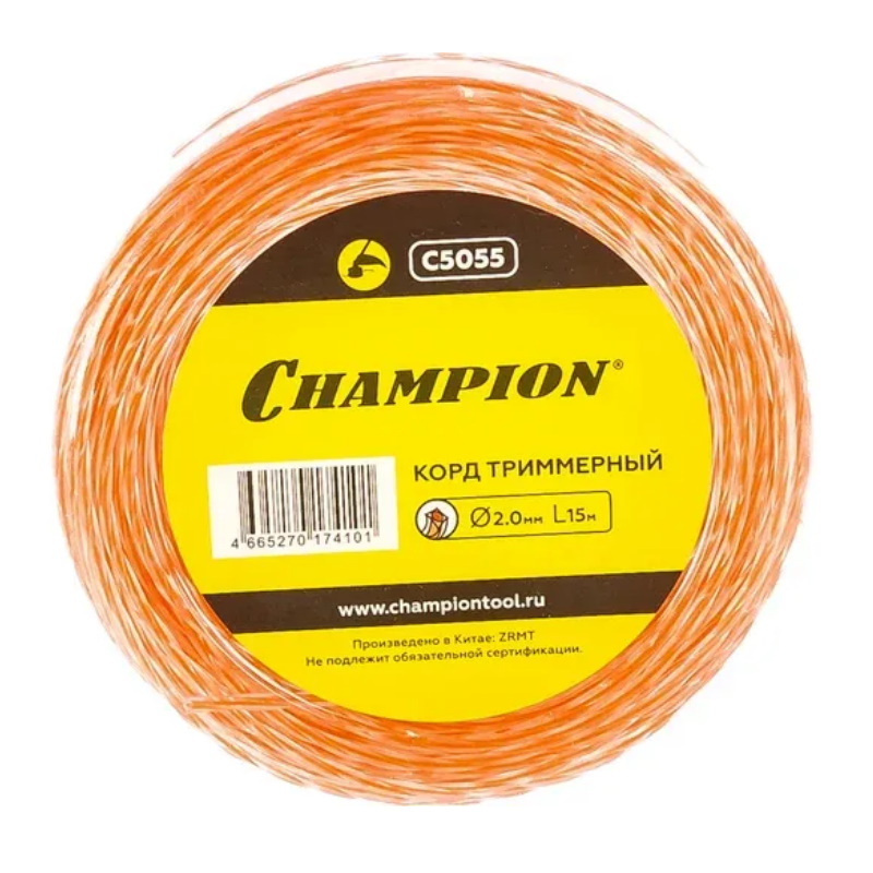 Корд триммерный Champion Twist C7139, 3.0ммx15м, витой в Угличе