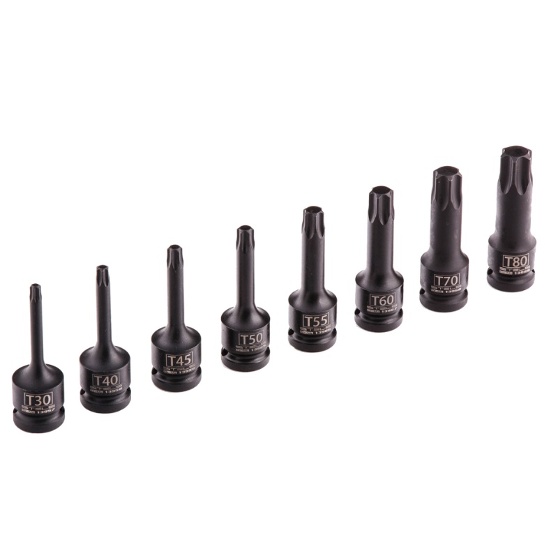 Набор ударных торцевых головок TORX 1/2" Stels 13999 в кейсе 8 шт. в Твери