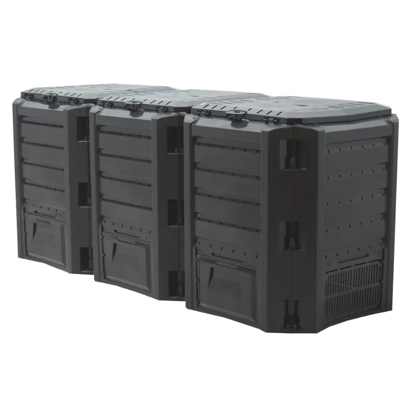 Компостер пластиковый Prosperplast Module IKSM1200C-S411 (1200 л, чёрный) в Рыбинске