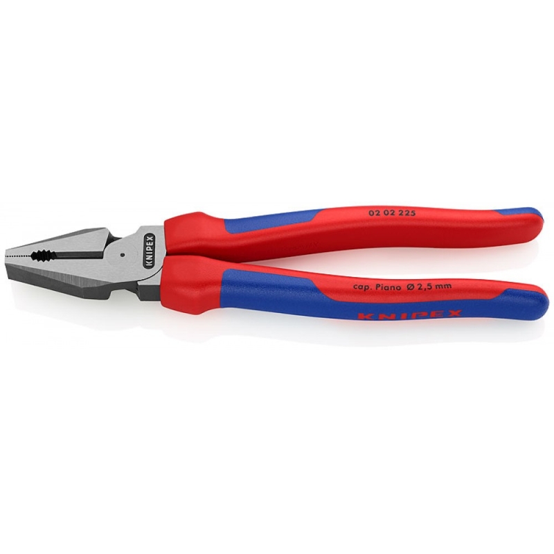 Плоскогубцы комбинированные Knipex KN-0202225 особой мощности 225 мм фосфатированные 2-комп ручки 5907₽