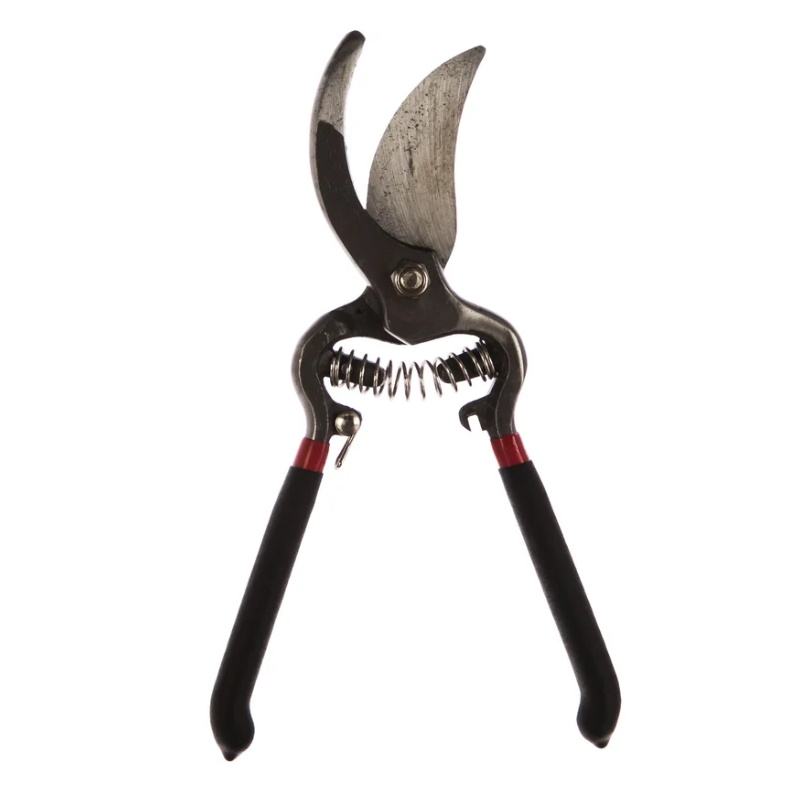 Секатор садовый Курс 76266 режущие кромки внахлест цельнокованый ПВХ покрытие ручек 200 мм 785₽