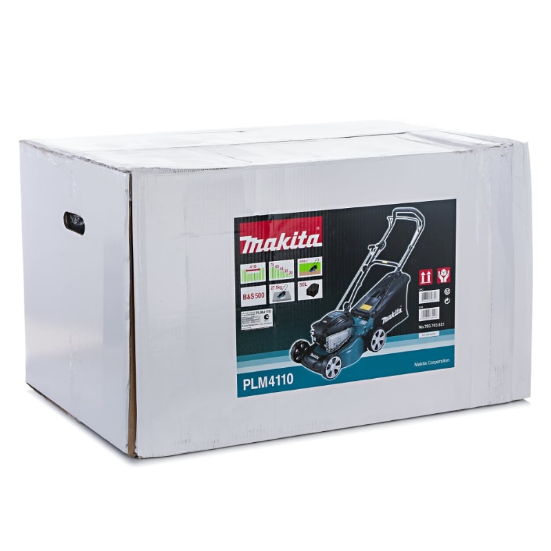 Газонокосилка бензиновая Makita PLM4110, 2,8 л.с., ширина скашивания 41 см в Иваново
