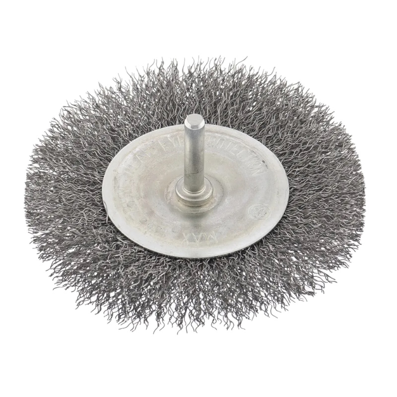 Щетка для дрели Сибртех 744507 100 мм плоская со шпилькой витая проволока 03 мм 156₽