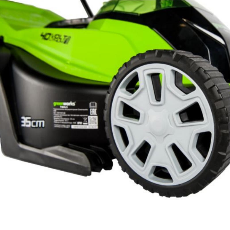 Газонокосилка Greenworks G40LM35 2501907, 40В, 35см, без аккум.бат,зарядн.уст-ва