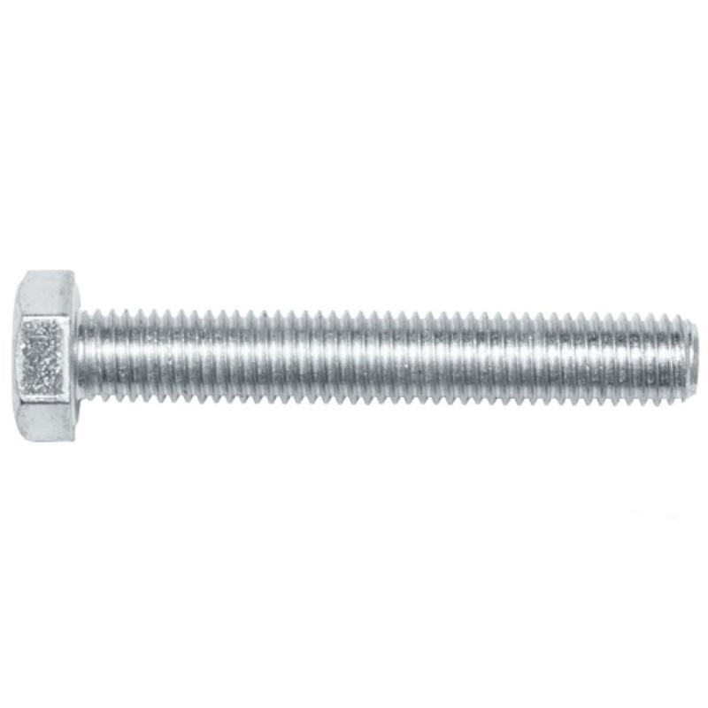 Болт Starfix SM-74587-5, М10х20 мм, шестигранный, цинк, класс прочности 8.8, DIN 933, 5 кг