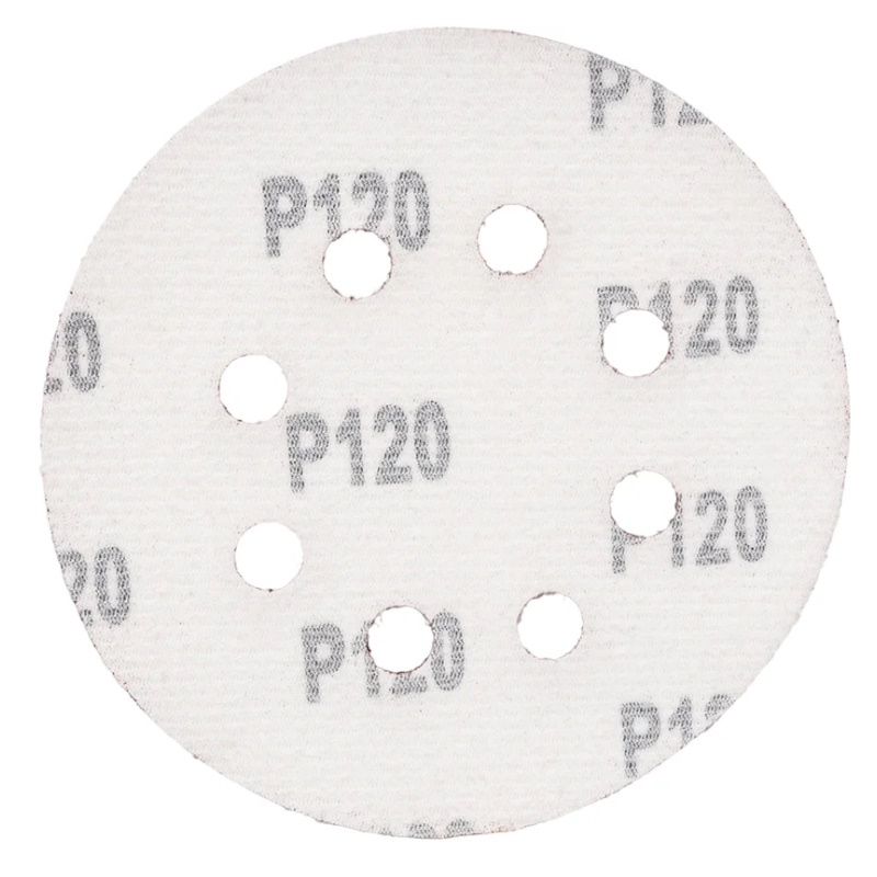 Круги абразивные шлифовальные Cutop Profi 85-621, перфорированные, под "липучку", Р120, 125 мм, 5 шт.