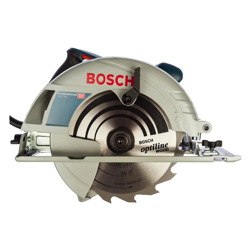 Пила дисковая Bosch GKS 190 06016230F1, 1400 Вт, переходник на розетку в Иваново