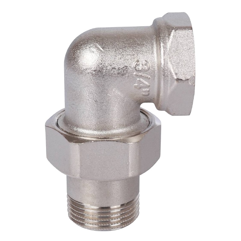Американка угловая Stout SFT-0057-000034 ВН, 3/4", уплотнение под гайкой o-ring кольцо, никелированное в Переславле