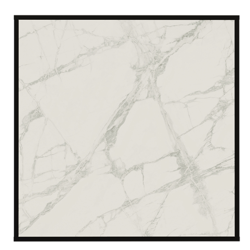 Отопительная панель Stout WHITE STONE SCT SCT-00WB-006060, 60*60, белый гранит / черный корпус в Костроме