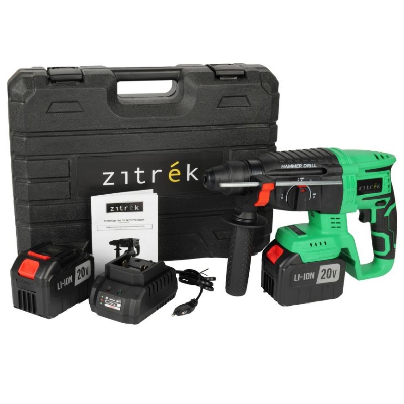 Аккумуляторный перфоратор Zitrek ZKCH20 PRO 083-1060 в кейсе в Муроме