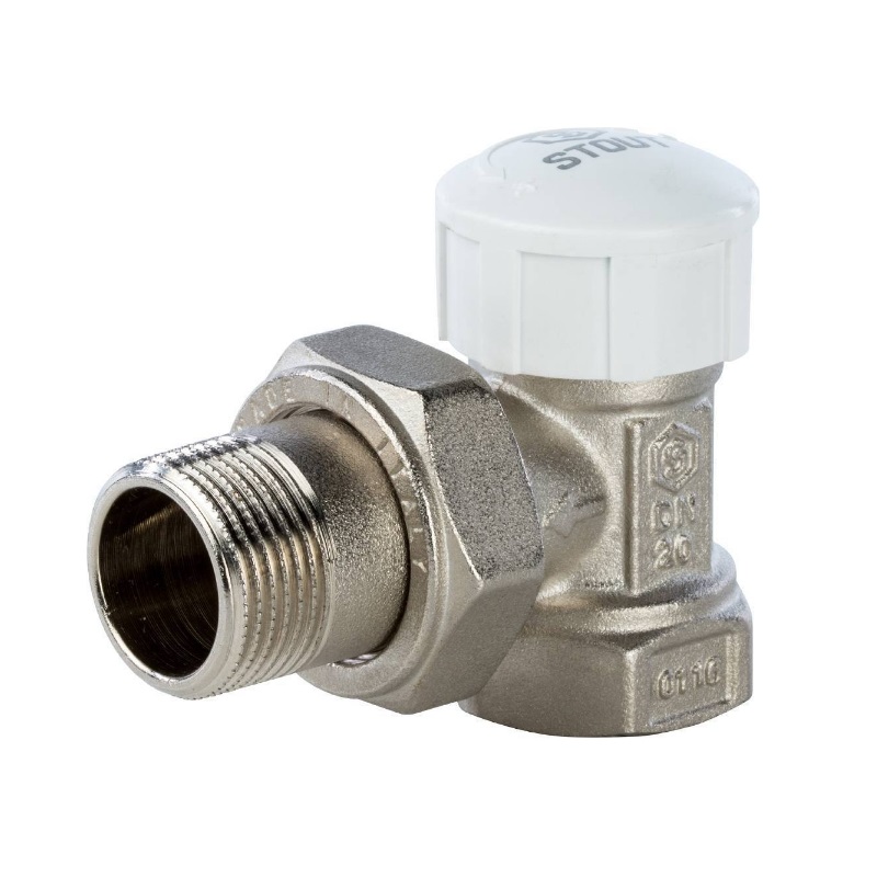Термостатический клапан Stout SVT 0004 000020 (3/4", угловой) в Твери